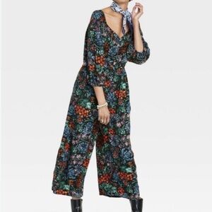 Knox Rose Multicolor Floral Jumpsuit